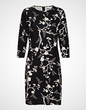 Saint Tropez U6543, Jersey Dress On Knee Knelang Kjole Svart SAINT TROPEZ