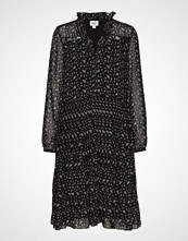 Saint Tropez U6036, Woven Shirt Dress On Knee Knelang Kjole Svart SAINT TROPEZ