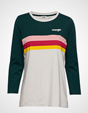 Wrangler Rainbow Tee T-shirts & Tops Long-sleeved Multi/mønstret WRANGLER