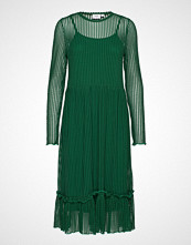 Saint Tropez T6551, Striped Lace Dress Knelang Kjole Grønn SAINT TROPEZ
