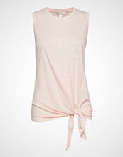 Banana Republic Linen Tie-Front Tank Top T-shirts & Tops Sleeveless Rosa BANANA REPUBLIC
