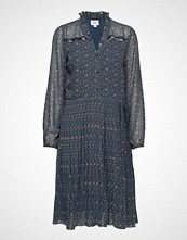 Saint Tropez U6036, Woven Shirt Dress On Knee Knelang Kjole Blå SAINT TROPEZ