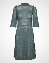 Odd Molly Pretty Pointelle Dress Knelang Kjole Grønn ODD MOLLY