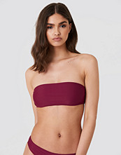 NA-KD Swimwear Bandeau Bikini Top lila