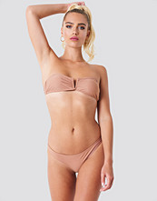 NA-KD Swimwear Ruched Back Bikini Panty rosa