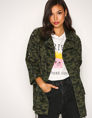 Rebecca Minkoff jakke, Camo Monarda Coat Rebecca Minkoff jakke, Camo Monarda Coat