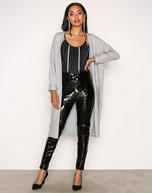 Vero Moda kardigan, Vmbrilliant Ls Long Open Cardigan N Lys grå Vero Moda kardigan, Vmbrilliant Ls Long Open Cardigan N Lys grå