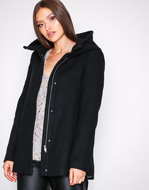Vero Moda kåpe, Vmhyper Class Wool Jacket Noos Svart Vero Moda kåpe, Vmhyper Class Wool Jacket Noos Svart