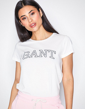 Gant T-skjorte, Arch Logo Capsleeve T-Shirt Gant T-skjorte, Arch Logo Capsleeve T-Shirt