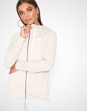 Nike collegegenser, W Nsw Gym Vntg Hoodie Fz Oatmeal Nike collegegenser, W Nsw Gym Vntg Hoodie Fz Oatmeal