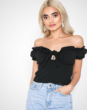 Missguided singlet, Bardot Crop Top Missguided singlet, Bardot Crop Top