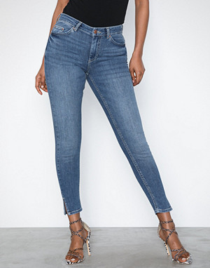 Pieces Pcdelly Mw Crop Slit Skn MB207 BaN Fashionstreet.no Pieces PCCARA SLIM MW CR MB224-BA/NOOS