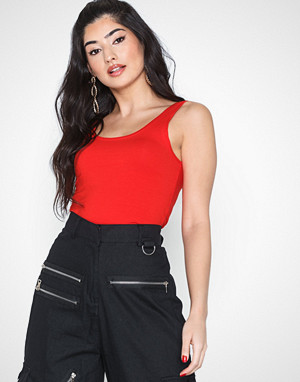 Jacqueline de Yong singlet, Jdyava Tank Top Jrs Noos Mørk Rød Jacqueline de Yong singlet, Jdyava Tank Top Jrs Noos Mørk Rød