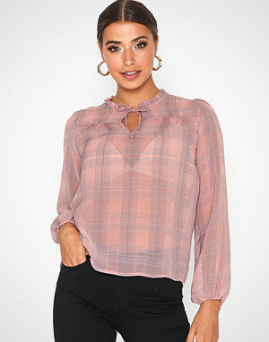 Neo Noir Bisa Check Blouse Fashionstreet.no Mango Bluser - noir