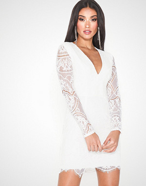 chinese dress ladies Olivia Pink Bodycon Short Lace Dress main image 0