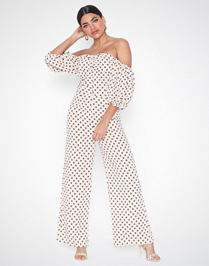 Glamorous jumpsuit, Offshoulder Dot Jumpsuit Glamorous jumpsuit, Offshoulder Dot Jumpsuit