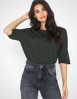 Selected Femme T-skjorte, Slfwille Ss Knit O-Neck