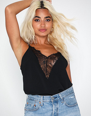 Only singlet, Onlnova Lux Solid Lace Singlet Wvn Only singlet, Onlnova Lux Solid Lace Singlet Wvn
