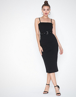 Missguided kjole, Ribbed Cami Belted Midi Dress Missguided kjole, Ribbed Cami Belted Midi Dress