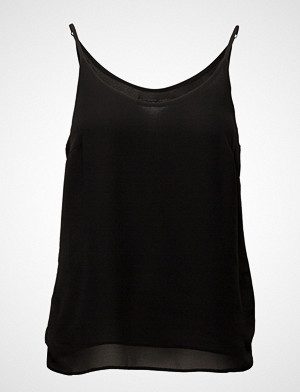 Soft Rebels bluse, Frida Top Bluse Ermeløs Svart SOFT REBELS Soft Rebels bluse, Frida Top Bluse Ermeløs Svart SOFT REBELS
