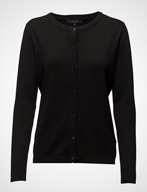 Soft Rebels kardigan, Zara Cardigan O-Neck Strikkegenser Cardigan Svart Soft Rebels Soft Rebels kardigan, Zara Cardigan O-Neck Strikkegenser Cardigan Svart Soft Rebels