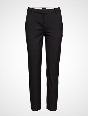 Fiveunits Kylie 396 Crop, Black, Pants Bukser Med Rette Ben Fiveunits Angelie 238 Stramme Bukser Stoffbukser Creme