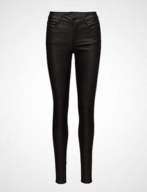 Vila bukse, Vicommit Coated Rwss New Pant-Noos Stramme Bukser Stoffbukser Svart Vila Vila bukse, Vicommit Coated Rwss New Pant-Noos Stramme Bukser Stoffbukser Svart Vila