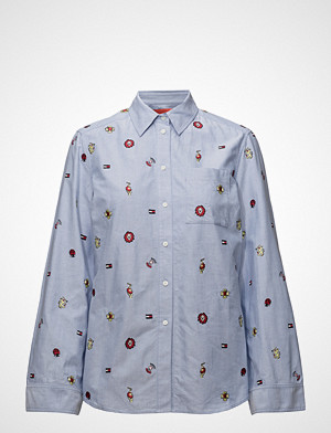 Hilfiger Collection skjorte, Critter Woven Oxford Langermet Skjorte Blå HILFIGER COLLECTION Hilfiger Collection skjorte, Critter Woven Oxford Langermet Skjorte Blå HILFIGER COLLECTION