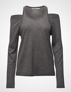 T by Alexander Wang genser, Wash & Go Solid Cutout L/S Sweater T by Alexander Wang genser, Wash & Go Solid Cutout L/S Sweater