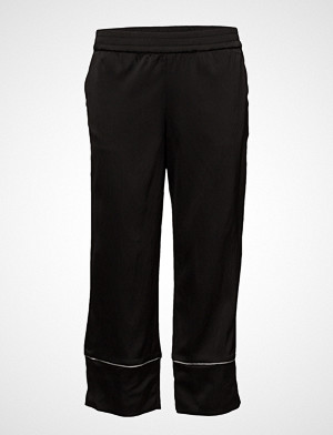 Pulz Jeans bukse, Gloria Pant Ankle Length Vide Bukser Svart PULZ JEANS Pulz Jeans bukse, Gloria Pant Ankle Length Vide Bukser Svart PULZ JEANS