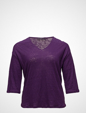 Violeta by Mango T-skjorte, Flecked Linen-Blend T-Shirt Violeta by Mango T-skjorte, Flecked Linen-Blend T-Shirt