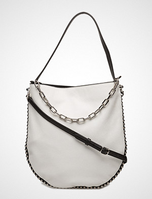 Alexander Wang håndveske, Roxy Hobo Bianco Rfnd Pebble Calf W/Ir Ballchain Alexander Wang håndveske, Roxy Hobo Bianco Rfnd Pebble Calf W/Ir Ballchain