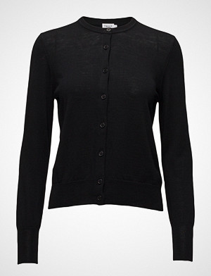 Filippa K kardigan, Merino Short Cardigan Strikkegenser Cardigan Svart FILIPPA K