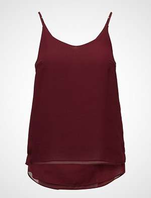 Soft Rebels bluse, Frida Top Bluse Ermeløs Rød SOFT REBELS Soft Rebels bluse, Frida Top Bluse Ermeløs Rød SOFT REBELS