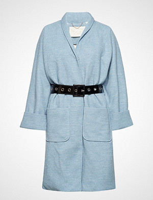 Notes du Nord kåpe, Irena Coat Ullfrakk Frakk Blå Notes Du Nord