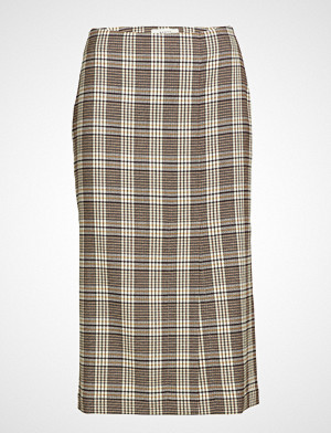 ÁERON skjørt, Slit Midi Skirt Knelangt Skjørt Beige ÁERON ÁERON skjørt, Slit Midi Skirt Knelangt Skjørt Beige ÁERON