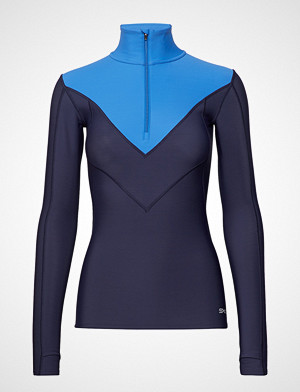 Skins T-skjorte, Dnamic Thermal Womens L/S Mckneck W Zip T-shirts & Tops Long-sleeved Blå SKINS Skins T-skjorte, Dnamic Thermal Womens L/S Mckneck W Zip T-shirts & Tops Long-sleeved Blå SKINS