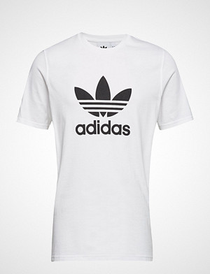 Adidas Originals Trefoil T Shirt T shirts Short sleeved Hvit T Skjorter Gul | adidas NO