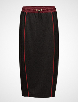 Hilfiger Collection Jersey Midi Skirt Knelangt Skjørt Svart HILFIGER COLLECTION Hilfiger Collection Jersey Midi Skirt Knelangt Skjørt Svart HILFIGER COLLECTION