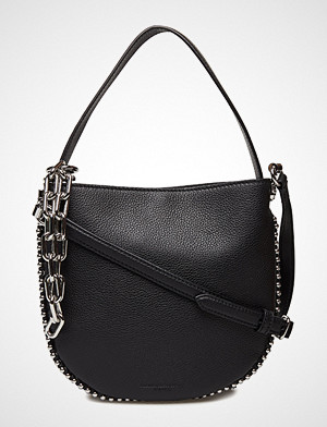 Alexander Wang Roxy Mini Hobo Xbody Blk Rfnd Pebble Calf/Ir Veske Svart ALEXANDER WANG Alexander Wang Roxy Mini Hobo Xbody Blk Rfnd Pebble Calf/Ir Veske Svart ALEXANDER WANG