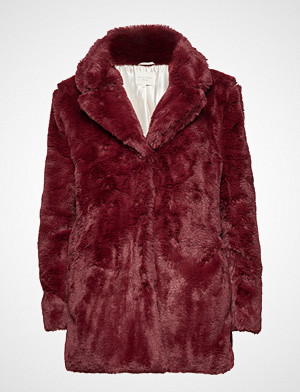 Lollys Laundry Emma Jacket Outerwear Faux Fur Rød Lollys Laundry Lollys Laundry Emma Jacket Outerwear Faux Fur Rød Lollys Laundry