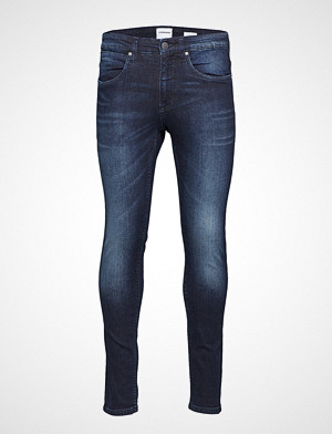 Lindbergh collegegenser, 5 Pocket Stretch Orlando Blue Slim Jeans Blå LINDBERGH Lindbergh collegegenser, 5 Pocket Stretch Orlando Blue Slim Jeans Blå LINDBERGH
