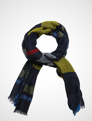 Tommy Hilfiger skjerf, Ethnic Stripe Woven Skjerf Blå TOMMY HILFIGER