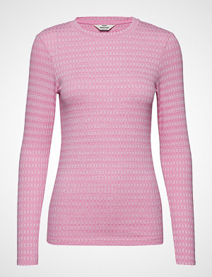 Mads Nørgaard T-skjorte, 5x5 Melange Rib Tuba T-shirts & Tops Long-sleeved Rosa MADS NØRGAARD Mads Nørgaard T-skjorte, 5x5 Melange Rib Tuba T-shirts & Tops Long-sleeved Rosa MADS NØRGAARD