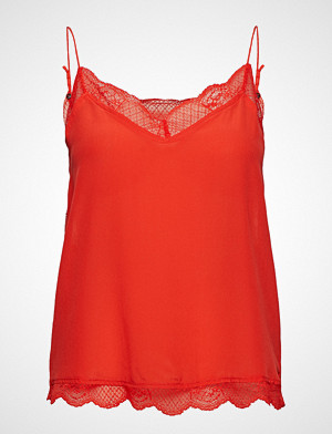 Custommade bluse, Pouline Bluse Ermeløs Rød CUSTOMMADE Custommade bluse, Pouline Bluse Ermeløs Rød CUSTOMMADE