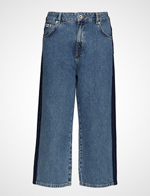 Superdry bukse, Phoebe Wide Leg Vide Bukser Blå SUPERDRY Superdry bukse, Phoebe Wide Leg Vide Bukser Blå SUPERDRY