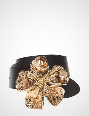Mango belte, Flower Buckle Leather Belt Belte Svart MANGO Mango belte, Flower Buckle Leather Belt Belte Svart MANGO