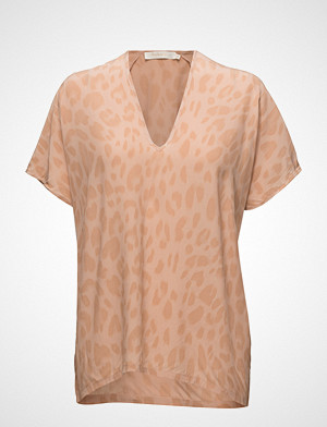 Rabens Saloner T-skjorte, Bright Leopard Blouse Rabens Saloner T-skjorte, Bright Leopard Blouse