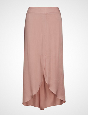Rabens Saloner skjørt, Solid Skirt Knelangt Skjørt Rosa RABENS SAL R Rabens Saloner skjørt, Solid Skirt Knelangt Skjørt Rosa RABENS SAL R
