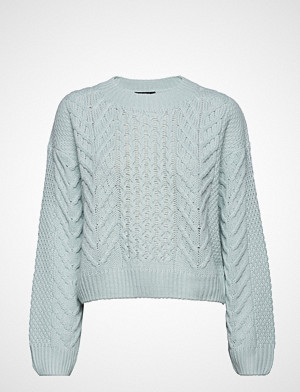 Gina Tricot genser, Elisa Knitted Sweater Strikket Genser Blå GINA TRICOT Gina Tricot genser, Elisa Knitted Sweater Strikket Genser Blå GINA TRICOT